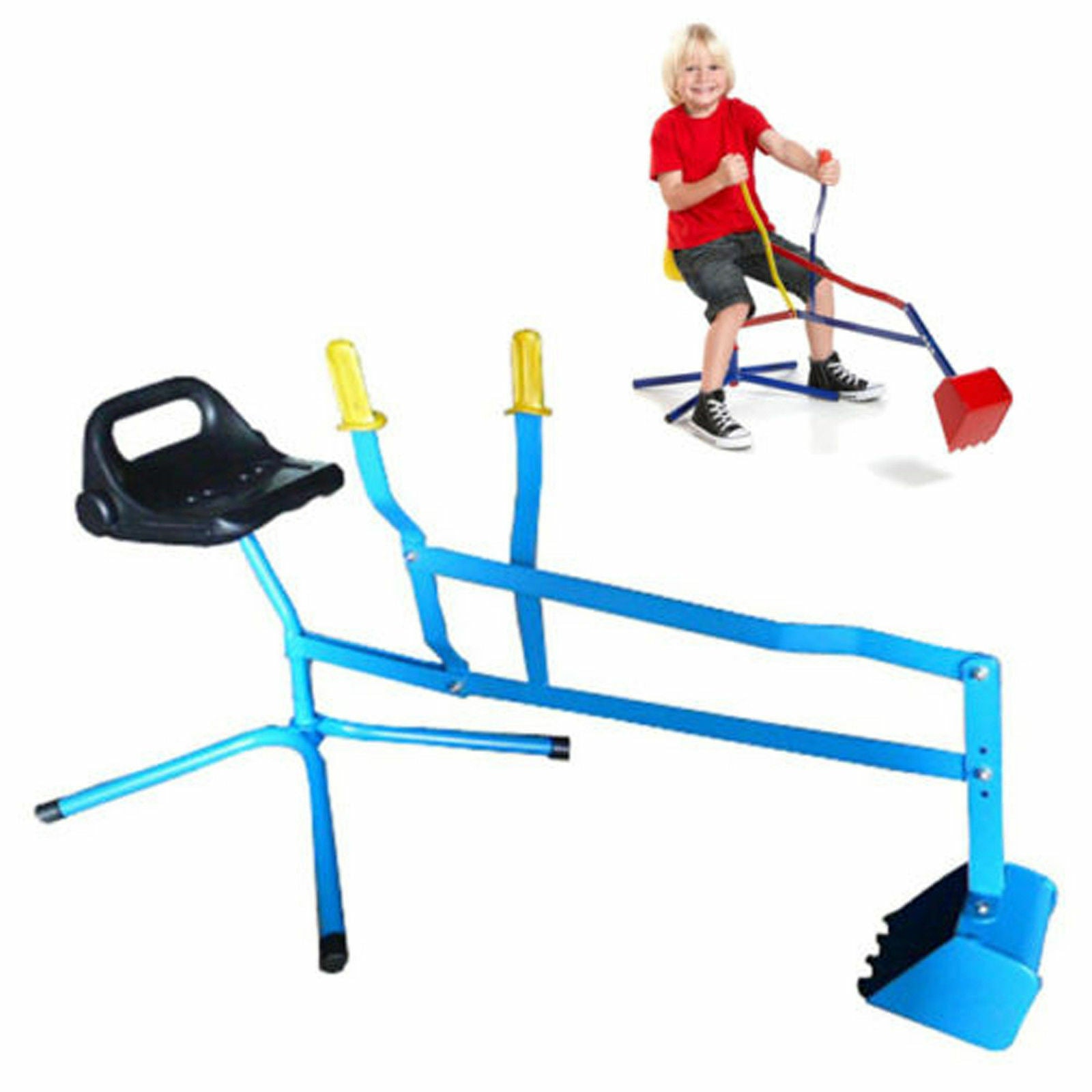 Metal store sand digger