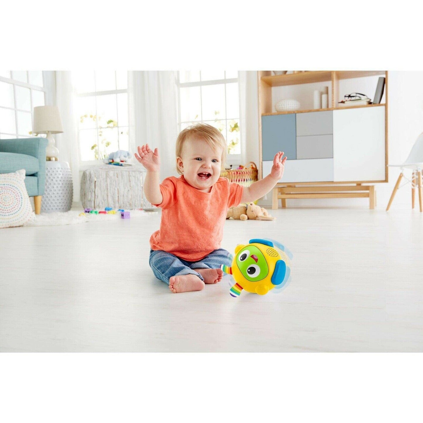 Fisher-Price Bright Beats Spin & Crawl Tumble Ball BeatBo