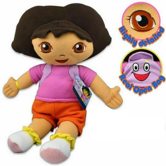 Nickelodeon Dora the Explore Backpack Soft Plush Doll Toy