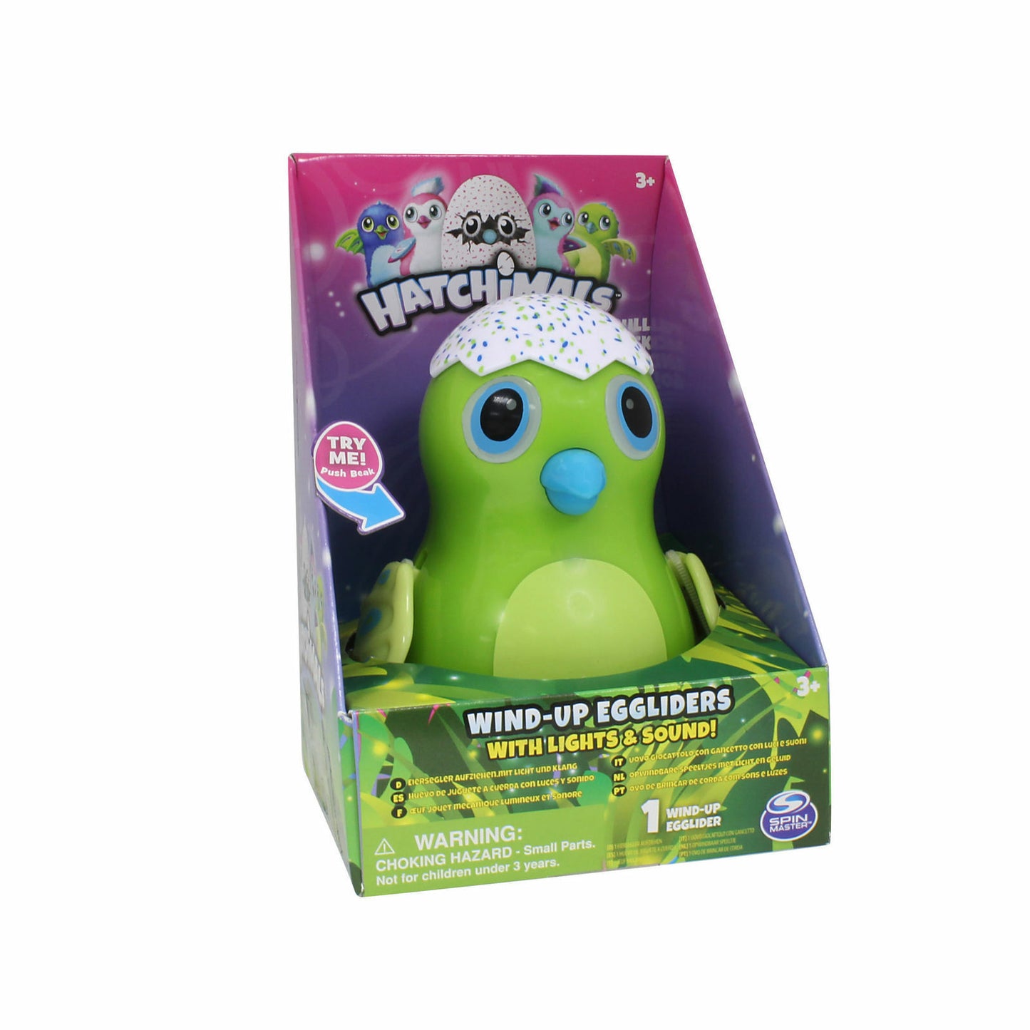 Hatchimals Wind-Up Eggliders with Lights & Sound
