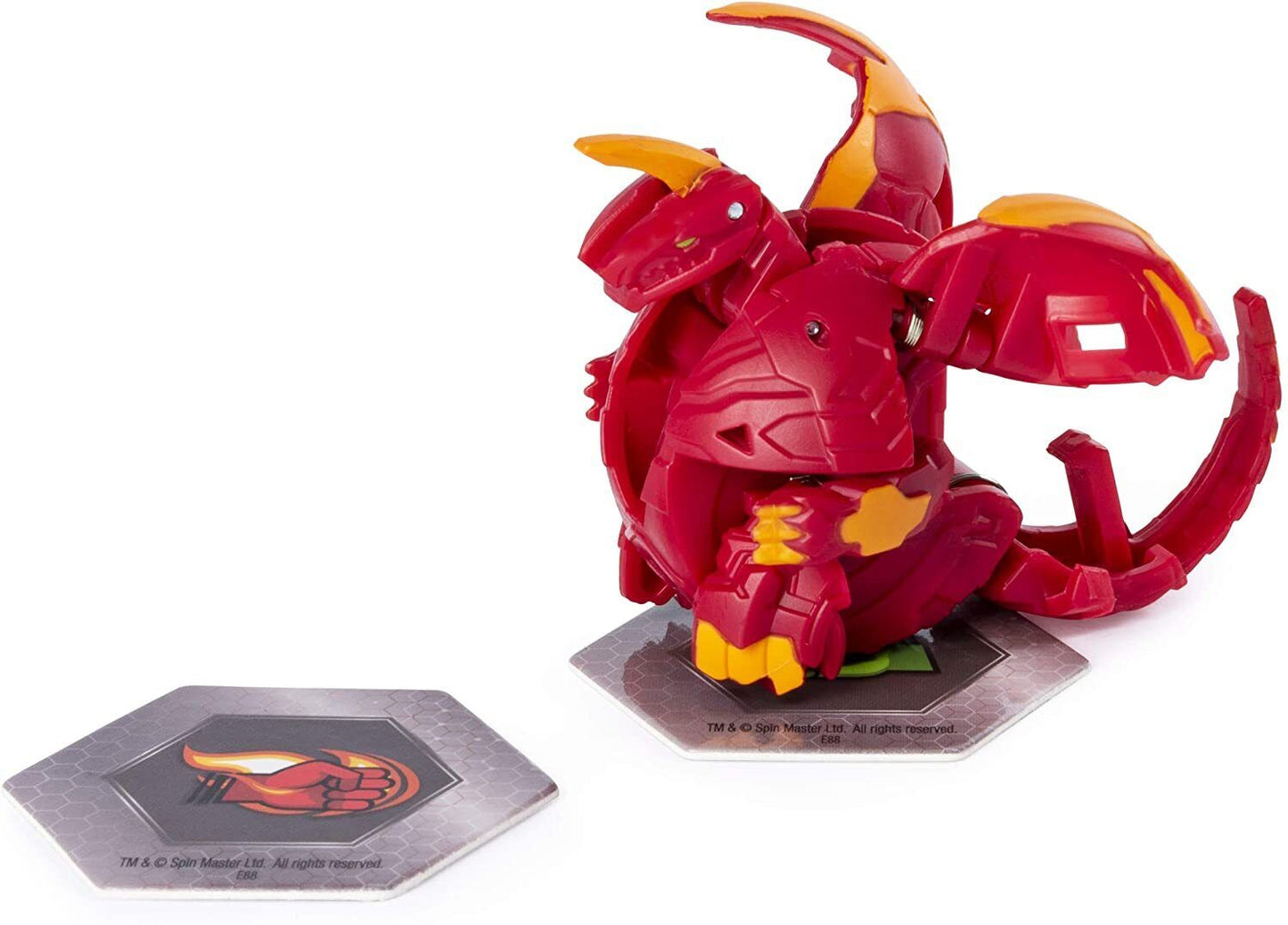 Bakugan Battle Planet, Dragonoid, 3 Inch Collectible Action Figures - 2 Bakucores, 1 Card