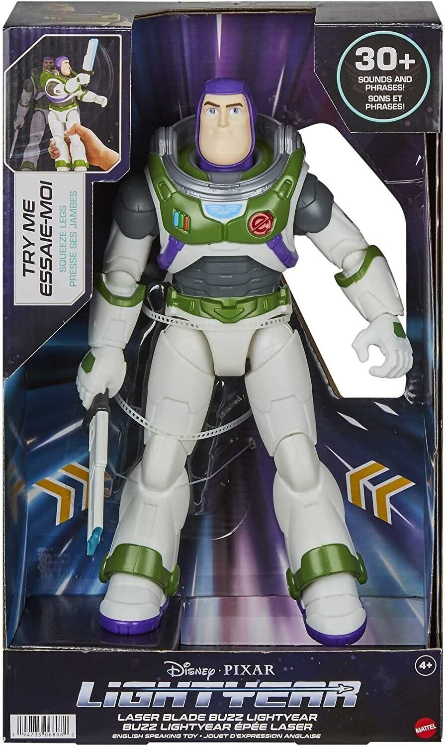 Buzz lightyear 12 inch talking clearance figure