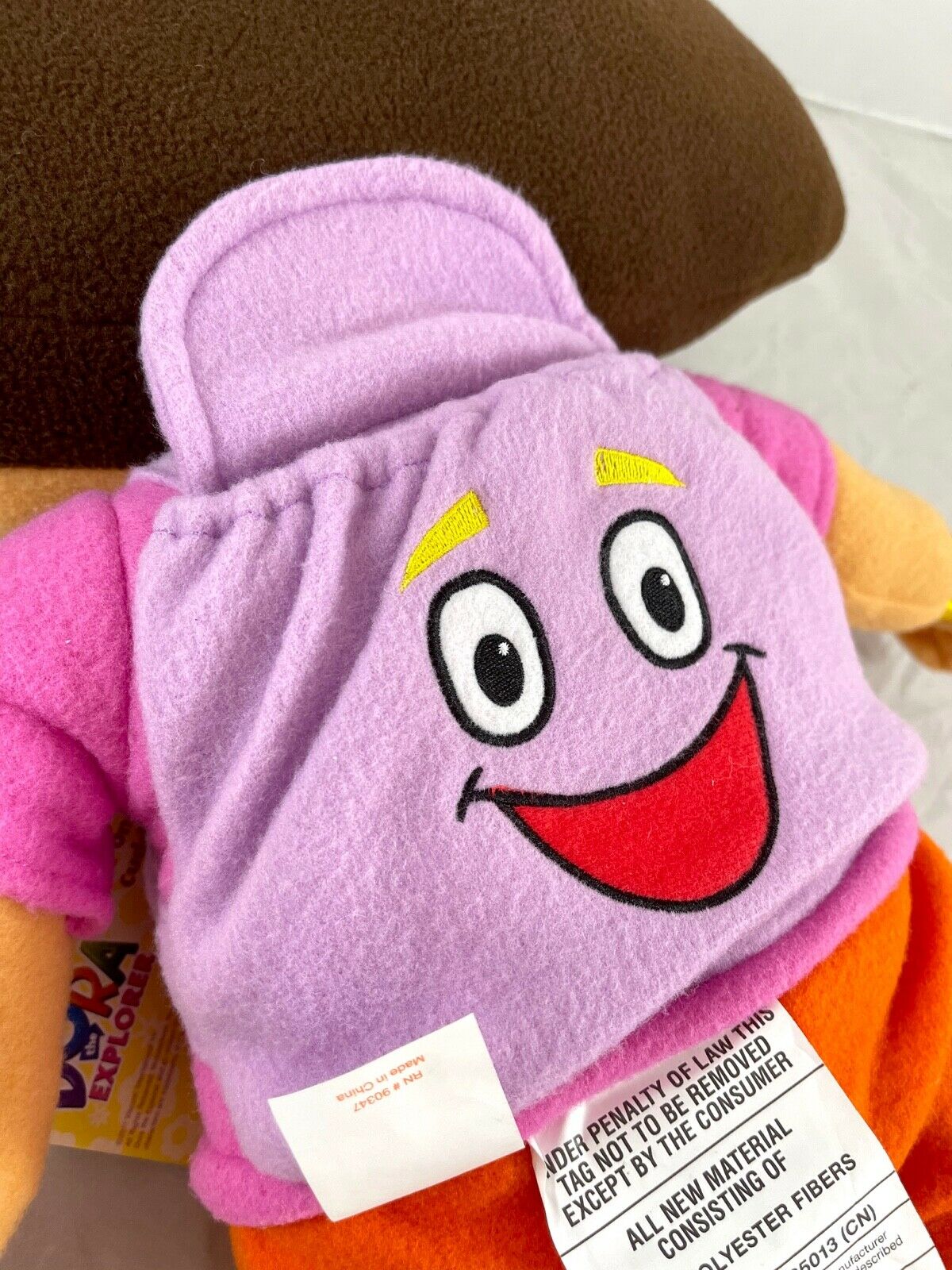 Nickelodeon Dora the Explore Backpack Soft Plush Doll Toy