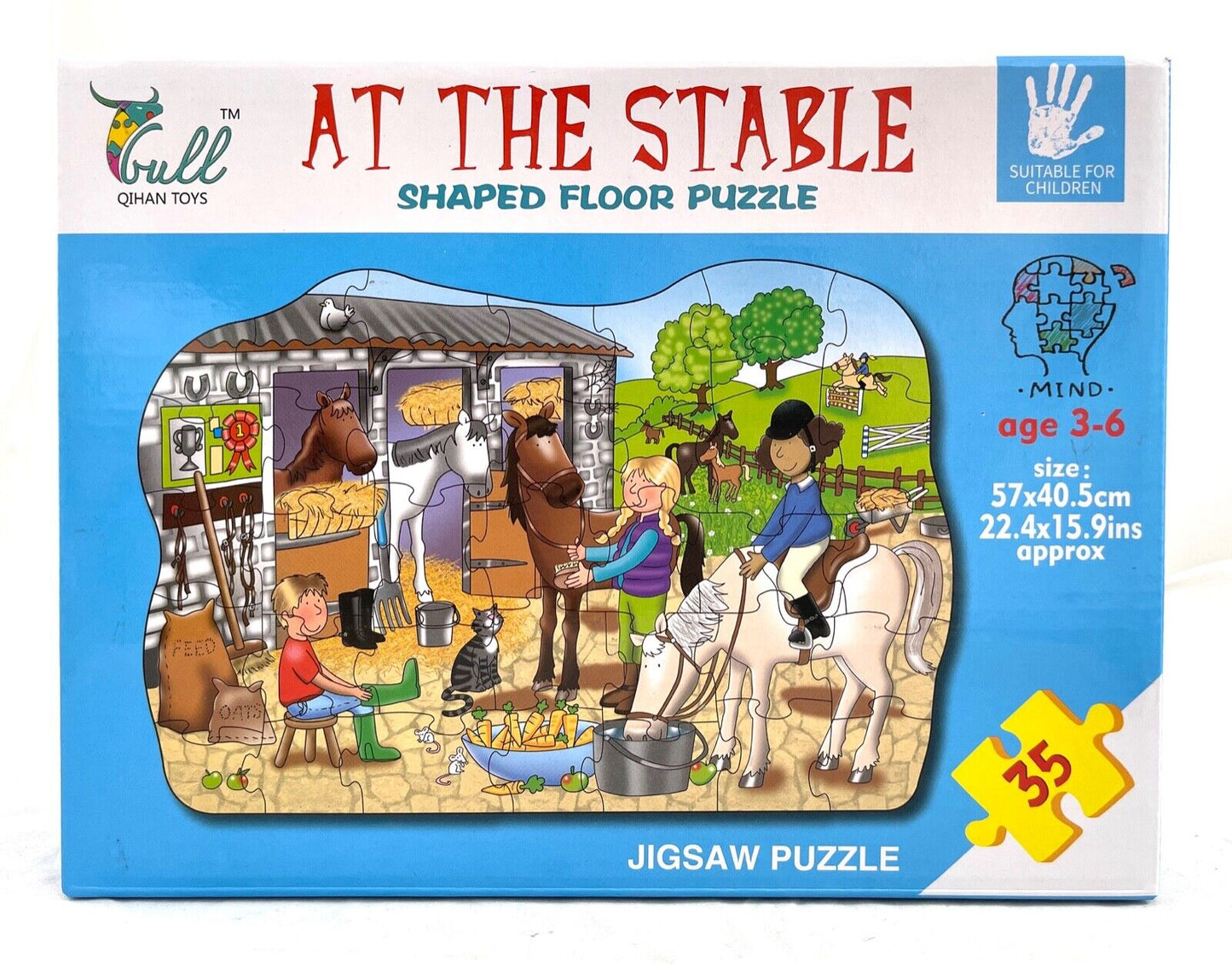 Jigsaw Puzzle Shaped Floor Puzzle 