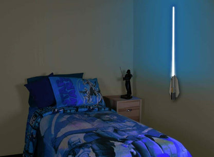 Remote Control Star Wars Lightsaber Room Light Obi-Wan Kenobi & Luke Skywalker